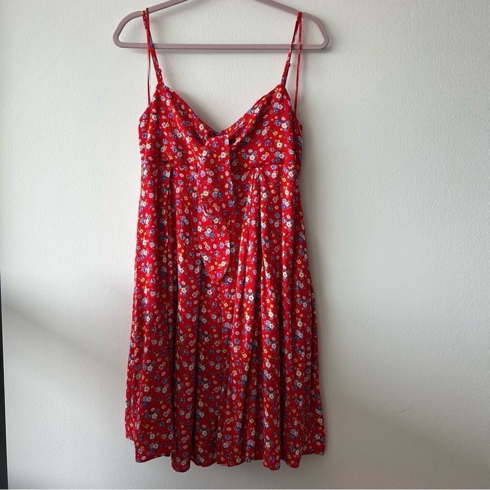 SINEQUANONE PARIS Floral Red Sundress